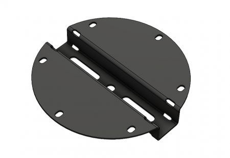 Soporte para luz giratoria B16, punto fijo