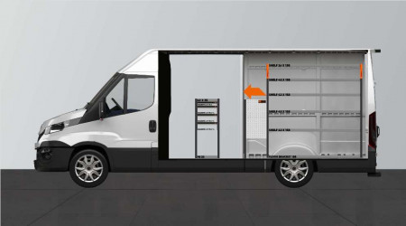 LD42 Equipamiento para vehículos para la Iveco Daily L3H2