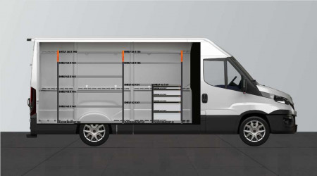 PRO5 Equipamiento para vehículos para la Iveco Daily L3H2