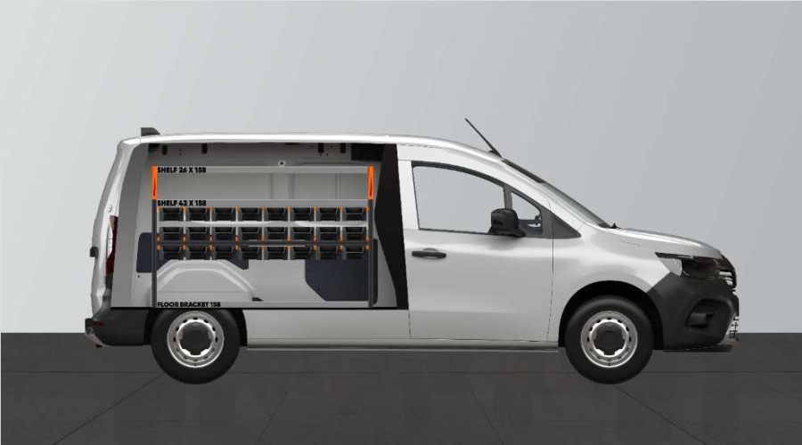 RACK para la Citan Kangoo Townstar L2 Work System
