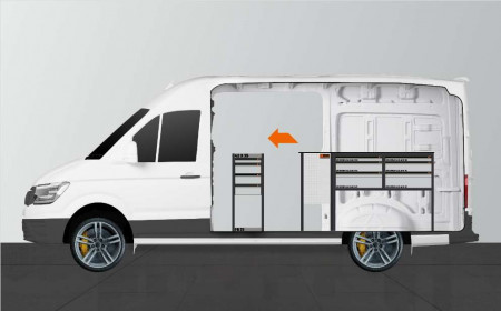 WORK10 Equipamiento para vehículos para la Man TGE & VW Crafter L3