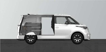 SHORT26 Equipamiento para vehículos para la Volkswagen ID Buzz L1