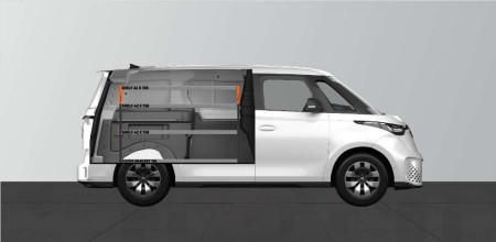 BASE42 Equipamiento para vehículos para la Volkswagen ID Buzz L1