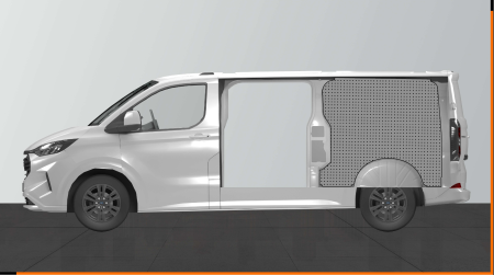 Tablero para herramientas, lado derecho Custom & VW Transporter T7 L2