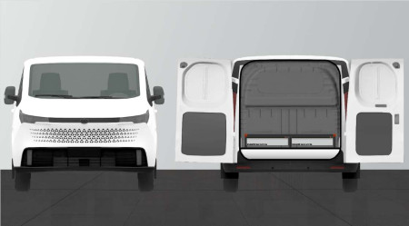 Suelo doble Alto: 202 mm 4 cajones para Maxus e-Deliver 7 L2.