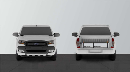 Doble piso Ford Ranger XLT/WILDTRAK 2 cajas H:290 mm