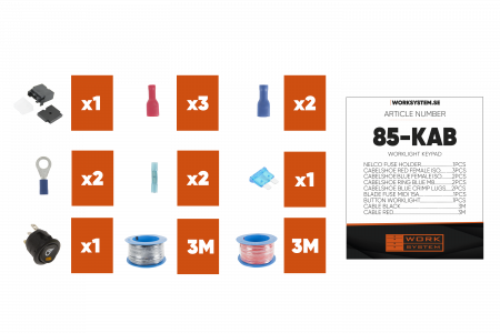 Kit de fusibles y botones, luz de trabajo