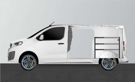 SHORT26 Equipamiento para vehículos para la Expert, Jumpy, Vivaro, Scudo & ProAce L2 