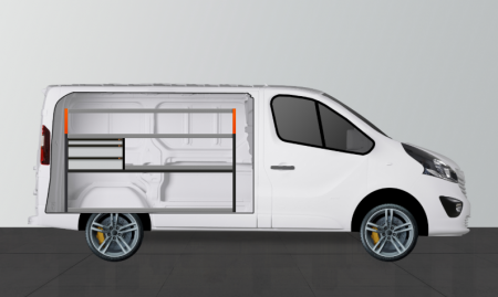 V-LS3 Equipamiento para vehículos para furgonetas Talento, NV300, Vivaro y Trafic L1H1