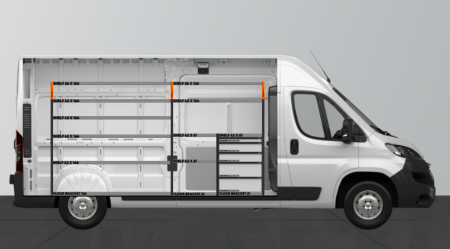 V-PRO Equipamiento para vehículos para furgonetas Proace Max, Boxer, Ducato y Jumper L3H2