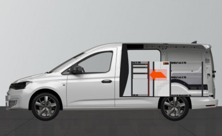 LD42 Equipamiento para vehículos para la VW Caddy Cargo & Ford Connect L2
