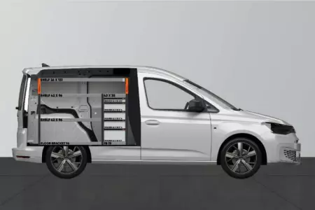 PRO5 Equipamiento para vehículos para la VW Caddy Cargo & Ford Connect L1