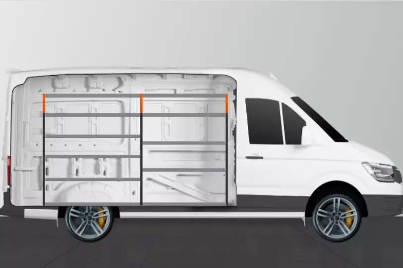 Base42 equipamiento para vehículos Mercedes Sprinter