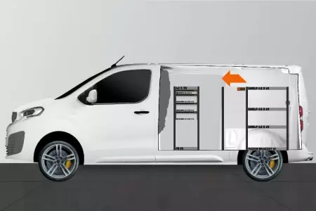 LD42 Equipamiento para vehículos para la Expert, Jumpy, Vivaro, Scudo & ProAce L2