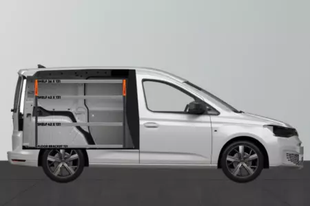 BASE42 Equipamiento para vehículos para la VW Caddy Cargo & Ford Connect L1