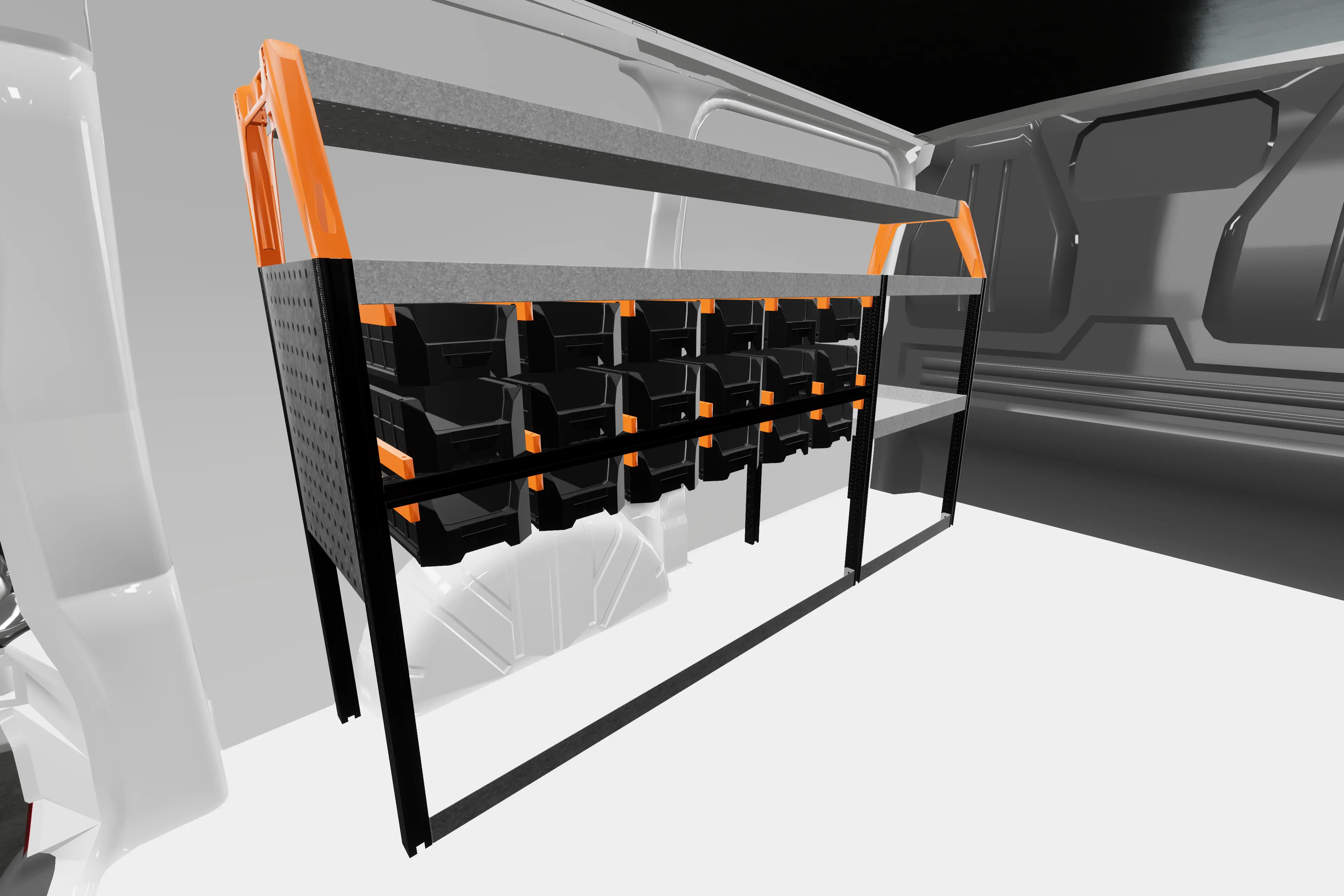 Rack equipamiento para vehículos Ford Custom