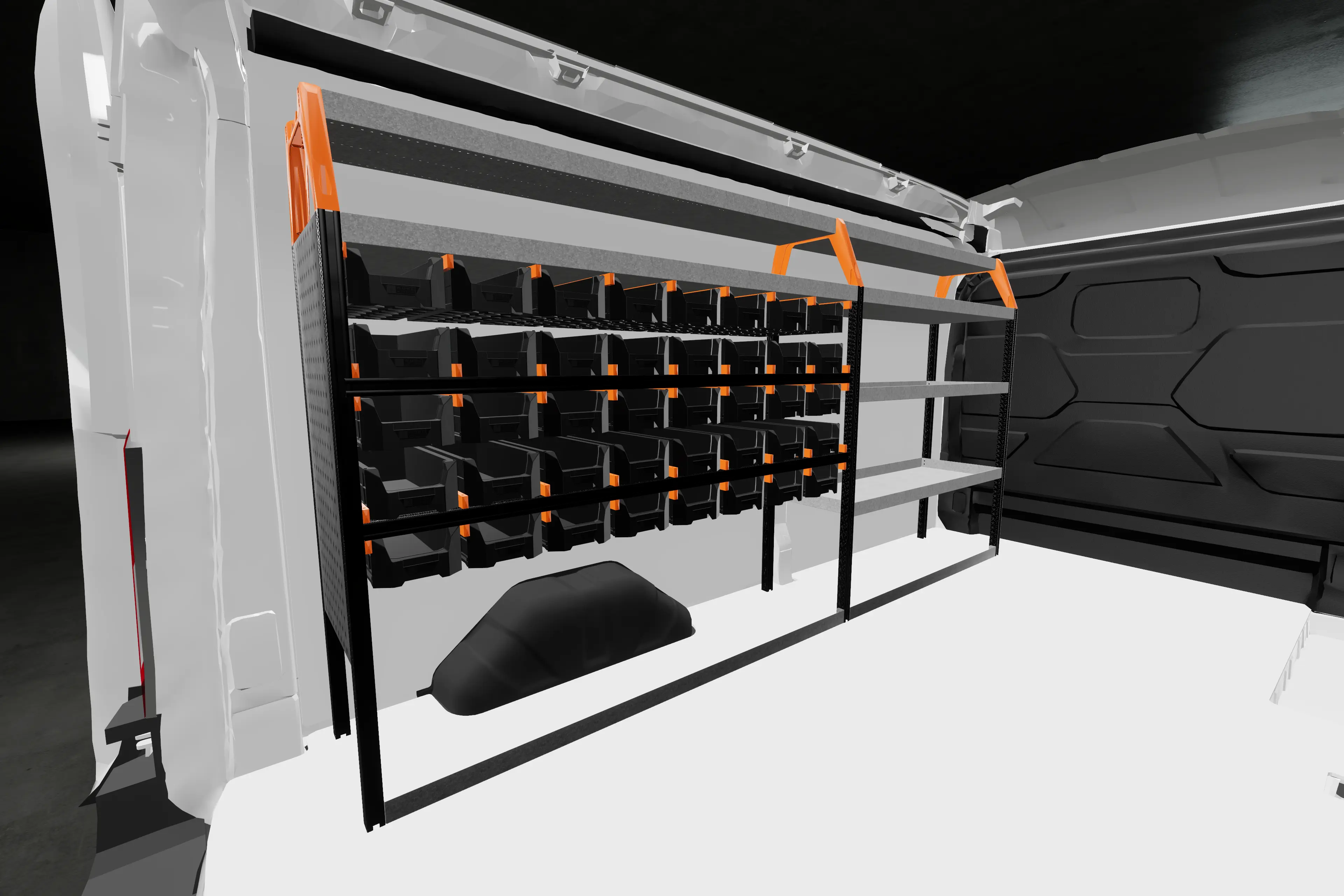 Rack equipamiento para vehículos Ford Transit