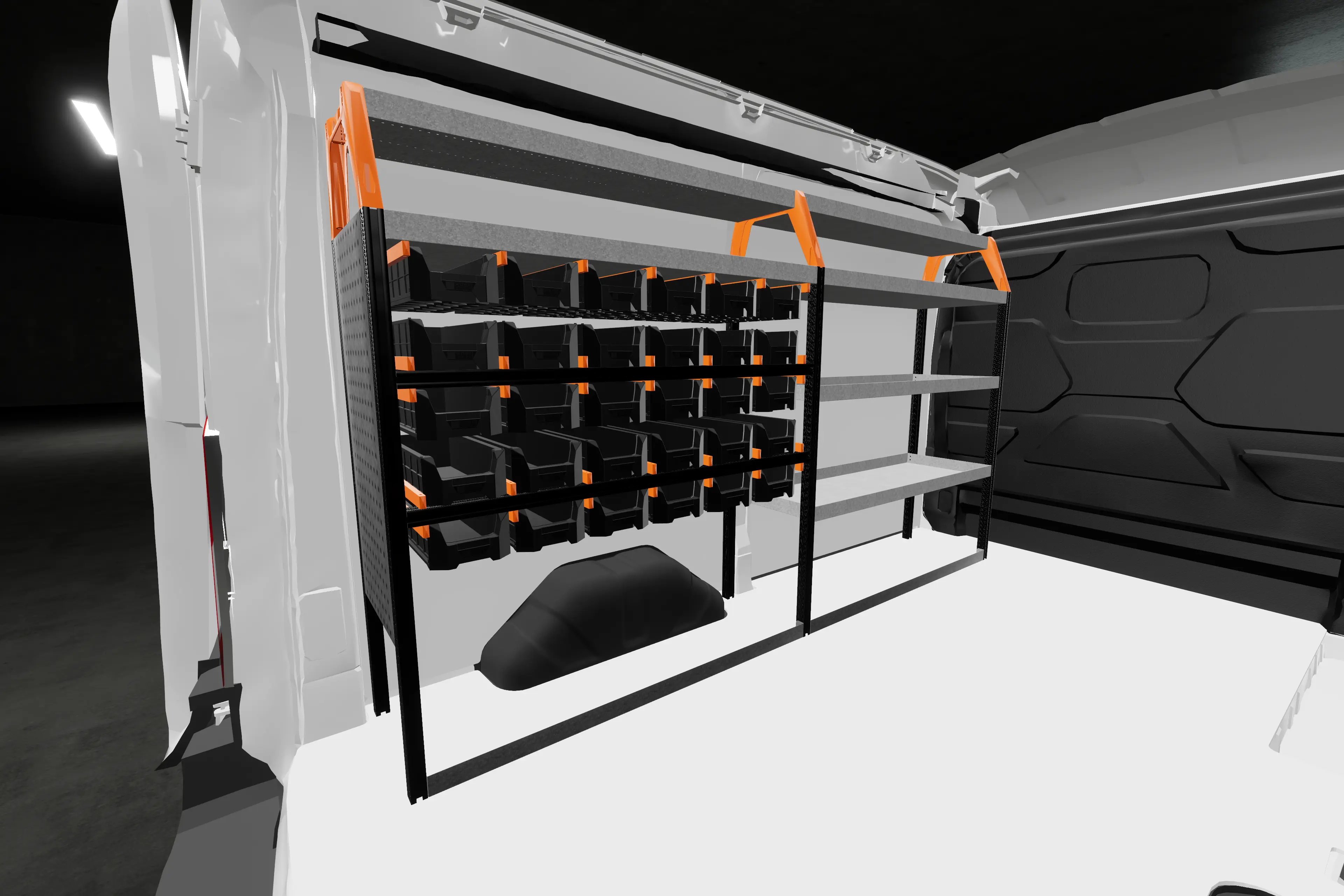 Rack equipamiento para vehículos Ford Transit