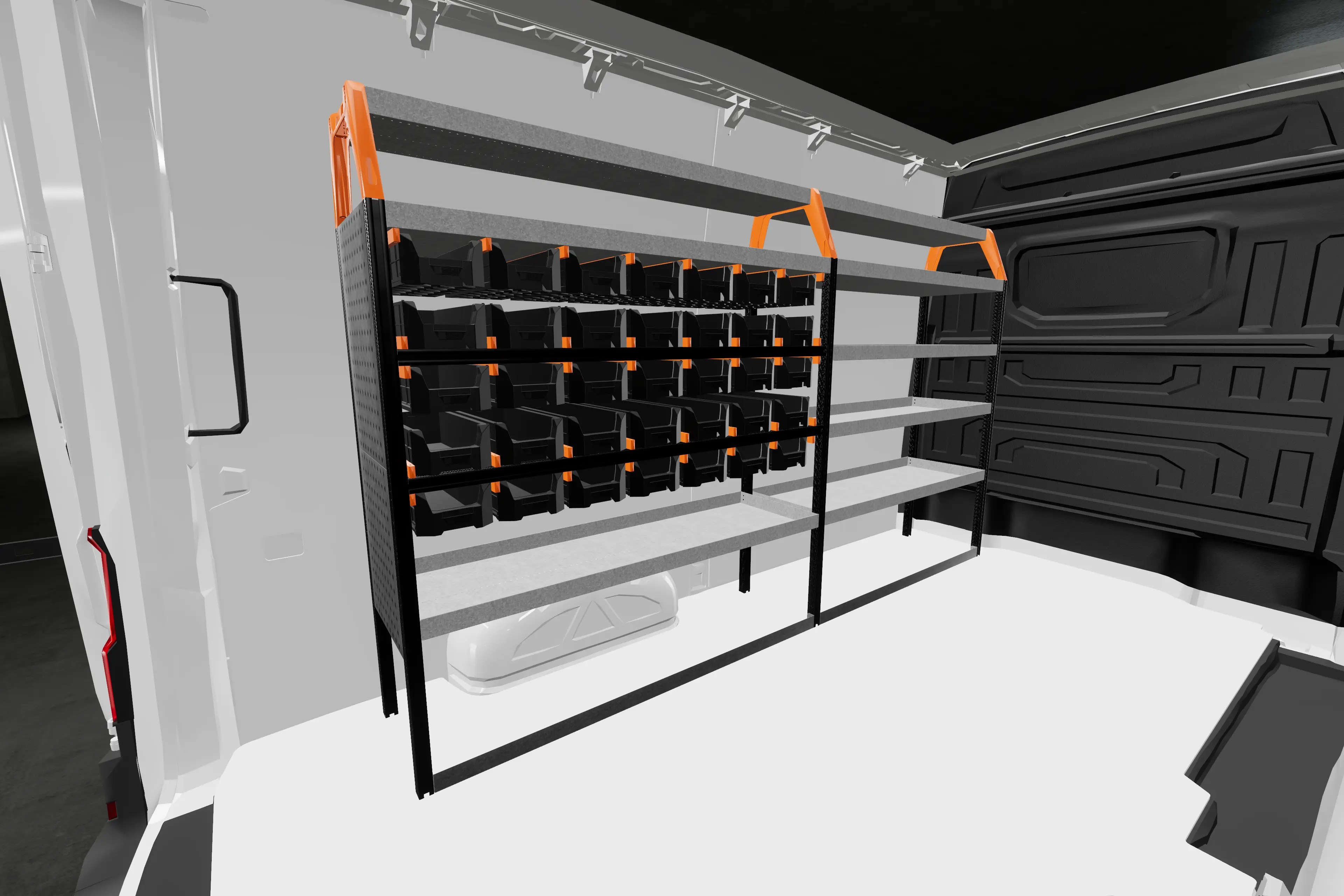 Rack equipamiento para vehículos MAN TGE
