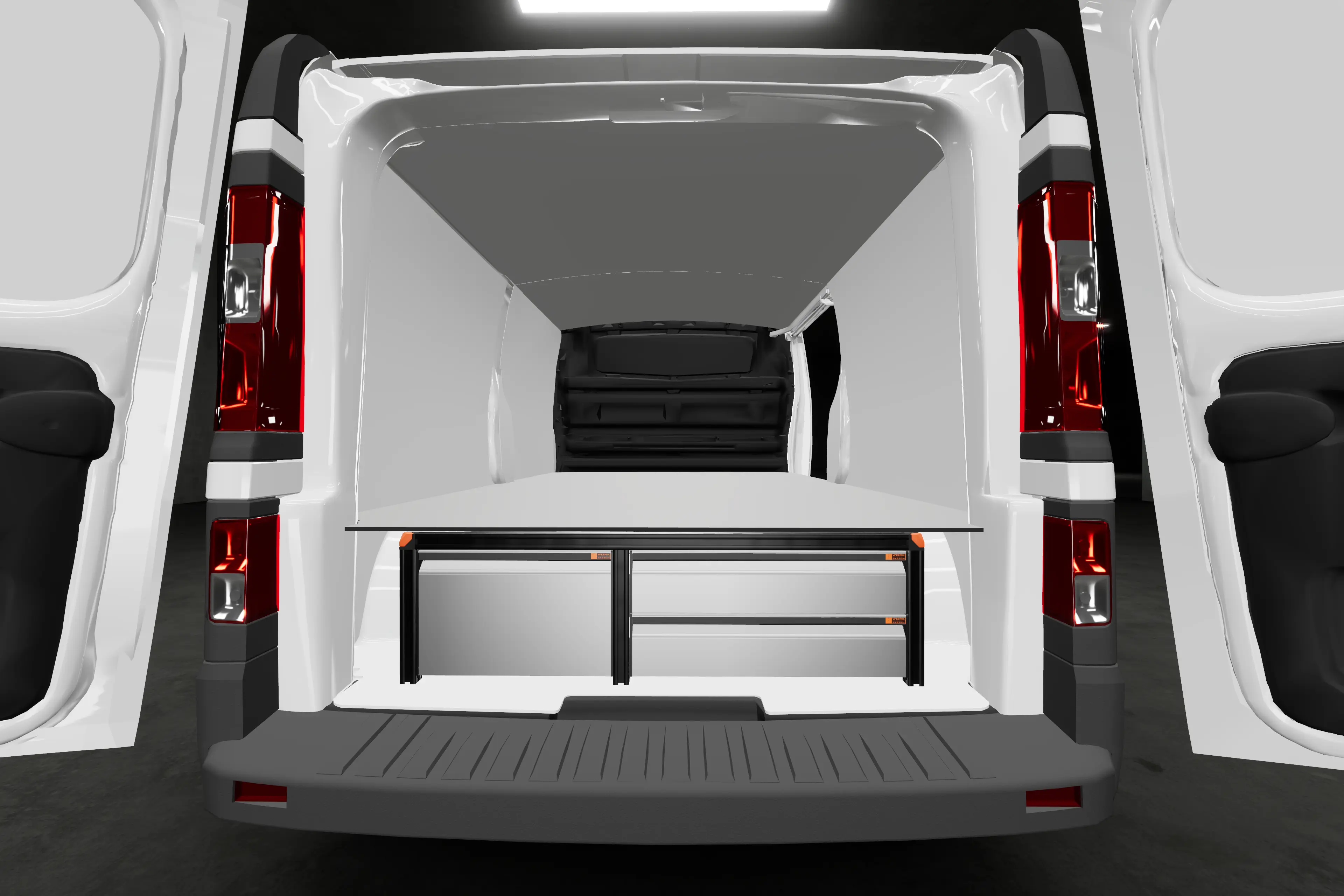 Doble fondo alto con cajón adicional Nissan Primastar