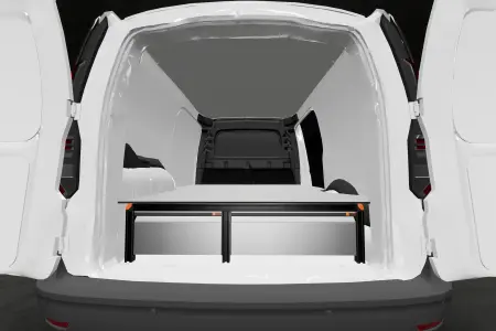 Suelo doble Alto: 290 mm 3 cajones para VW Caddy Cargo & Ford Connect L2 con pared estándar