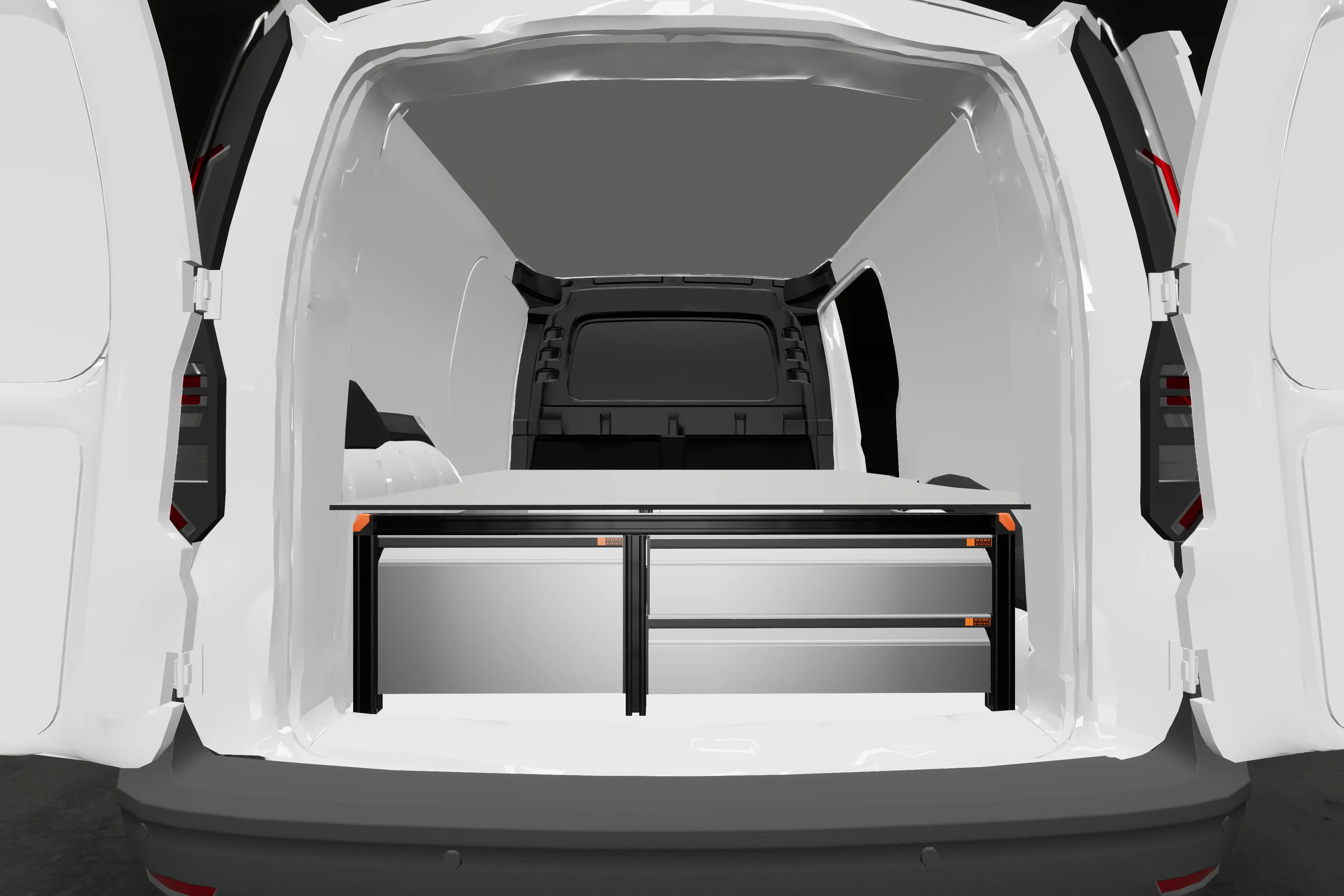 Doble fondo alto con cajón adicional Ford Connect