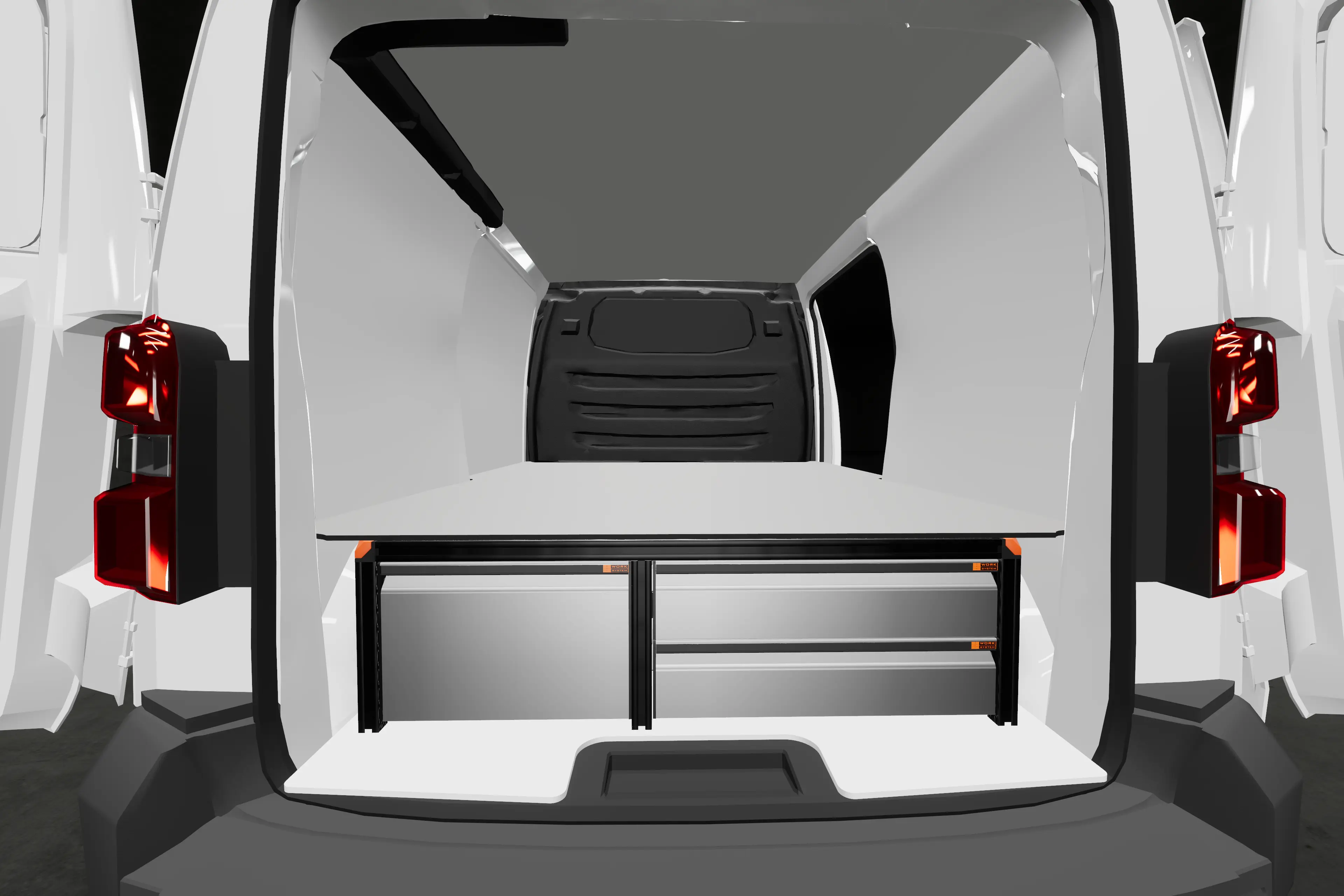 Doble fondo alto con cajón adicional Peugeot Expert