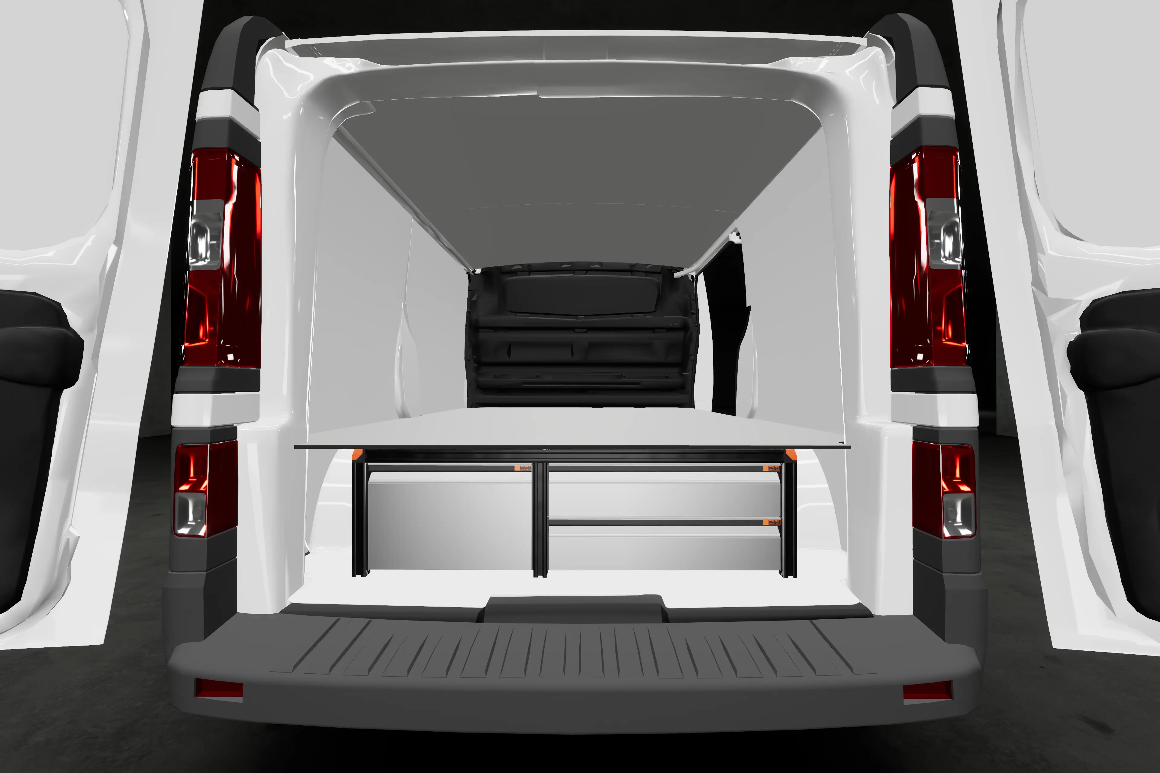 Doble fondo alto con cajón adicional Nissan Primastar