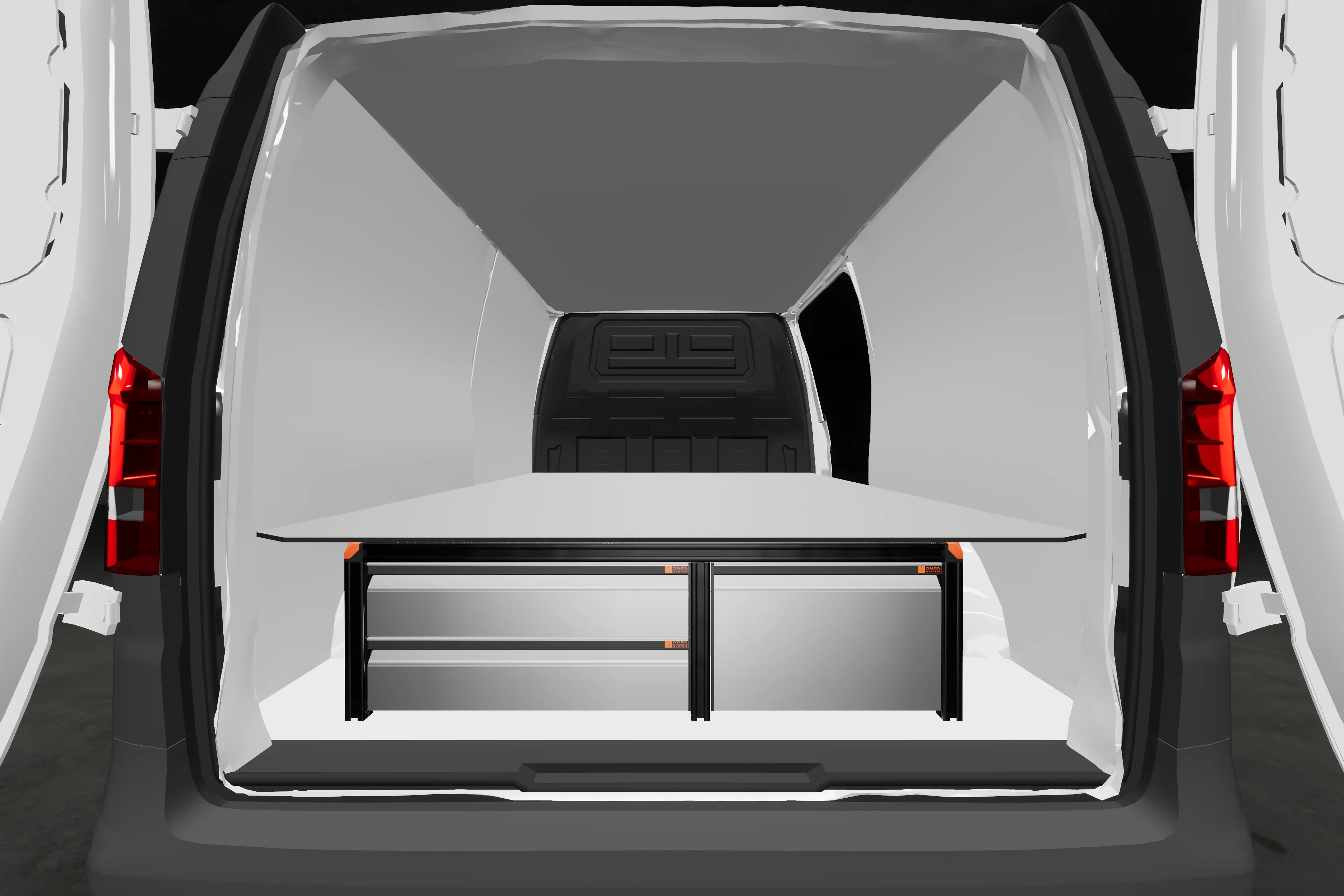 Doble fondo alto con cajón adicional Mercedes Vito