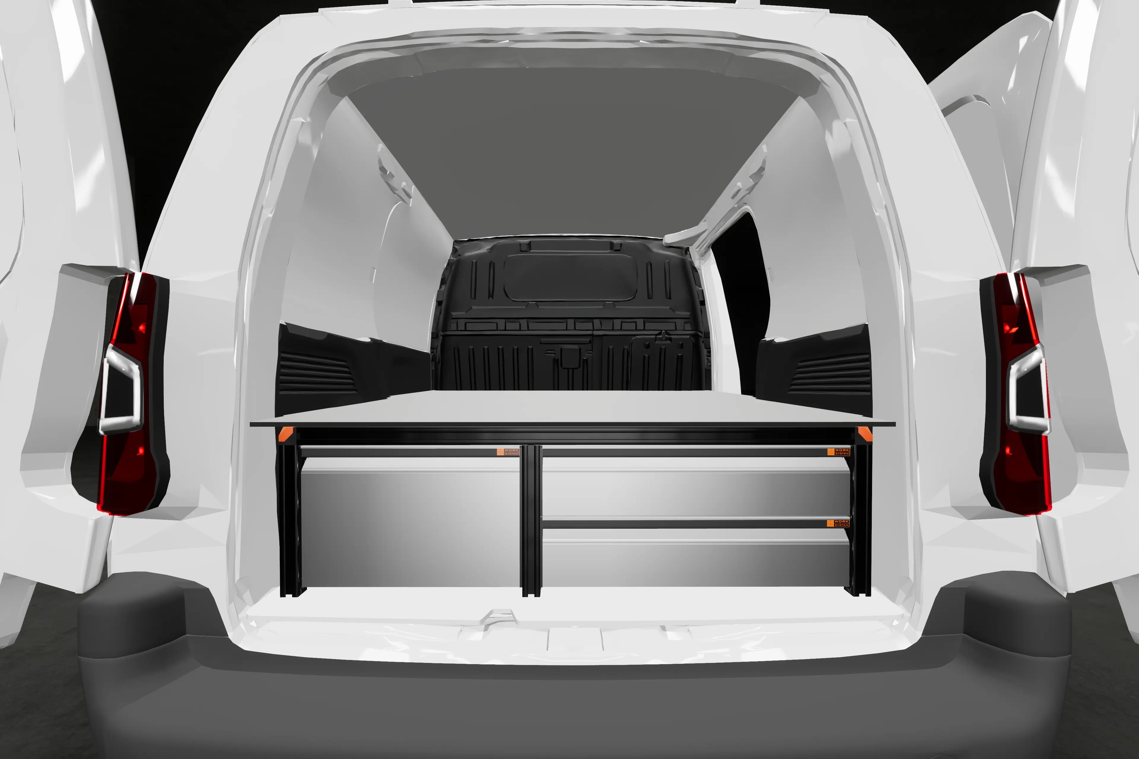 Doble fondo alto con cajón adicional Fiat Doblò